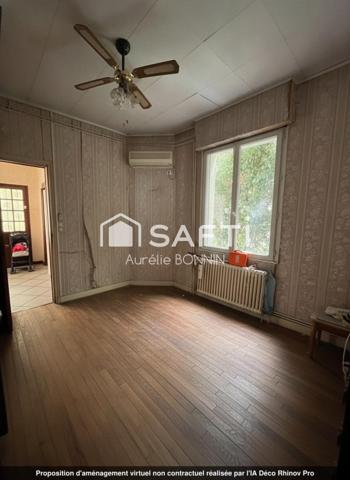 Talence proche de Forum maison de 105m²  à rénover entièrement avec garage et dépendance