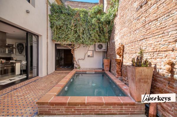 Appartement-maison d'architecte avec patio, au calme absolu - Toulouse – Jardin des Plantes / Grand Rond 