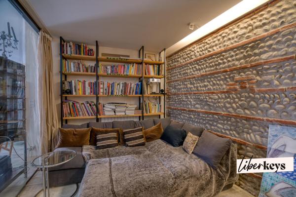 Appartement-maison d'architecte avec patio, au calme absolu - Toulouse – Jardin des Plantes / Grand Rond 