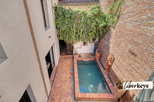 Appartement-maison d'architecte avec patio, au calme absolu - Toulouse – Jardin des Plantes / Grand Rond 