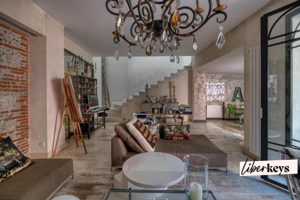 Appartement-maison d'architecte avec patio, au calme absolu - Toulouse – Jardin des Plantes / Grand Rond 