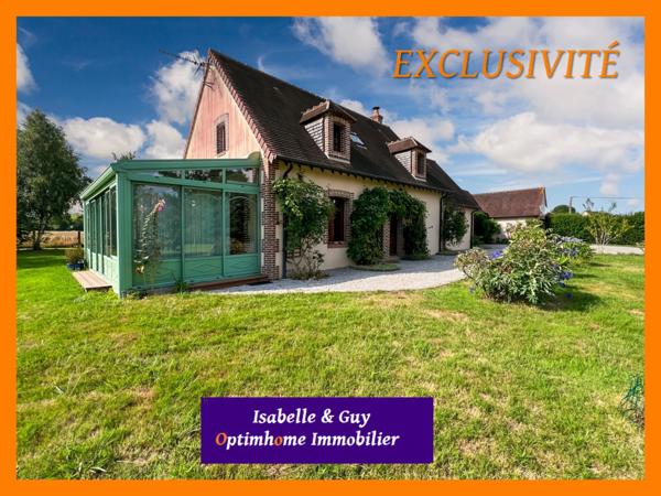 Maison de charme alliant tradition normande et confort moderne – Environnement paysager exceptionnel