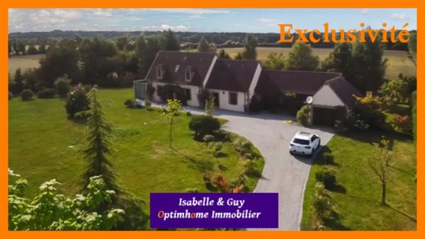 Maison de charme alliant tradition normande et confort moderne – Environnement paysager exceptionnel