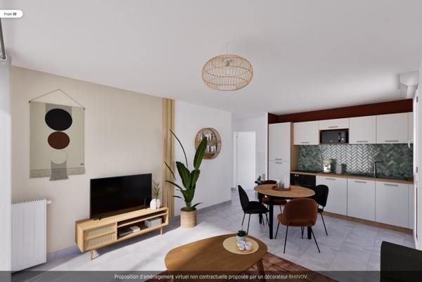 Appartement à vendre |  Colomiers |  3 pièces | 65 m²