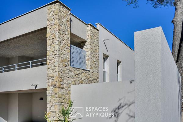 Appartement P4 avec terrasse, jardin, garages et ascenseur quartier Camplanier