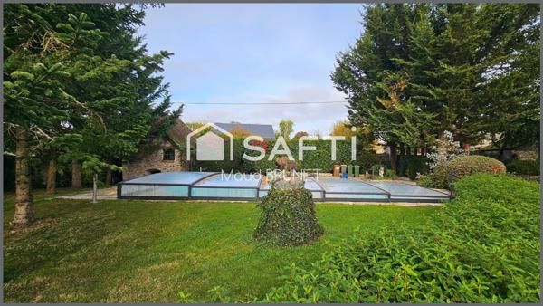 Propriété de charme en pierre avec piscine chauffée