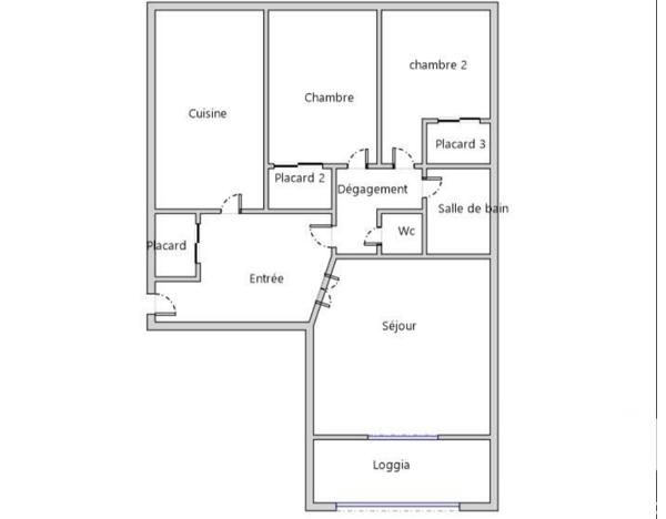 Appartement à vendre 3 pièces 77,47 m² Villeurbanne