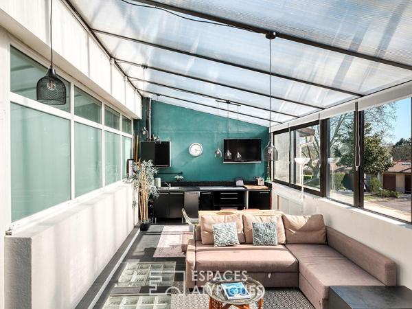 Loft avec véranda au Hameau de la Roche