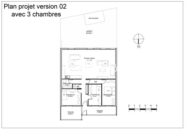 Maison 3 pièces - 97 m² Exclusivité efficity
