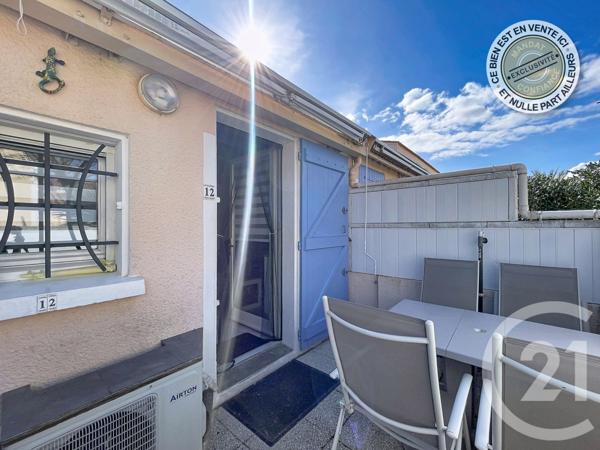 Maison à vendre  2 pièces - 27,70 m2 LE BARCARES - 66