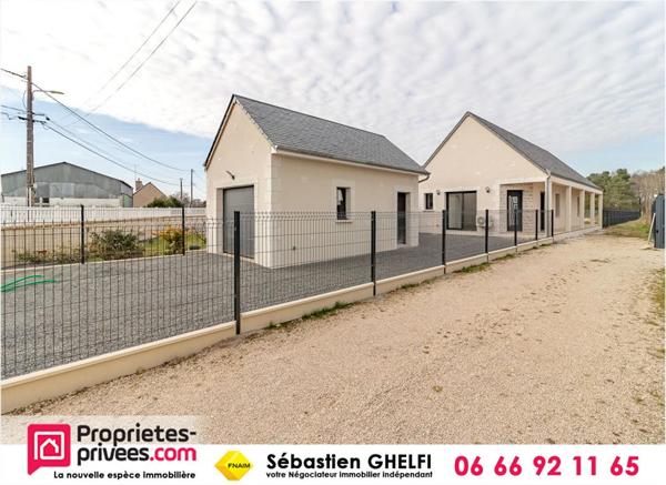 maison de plain-pied avec 3 chambres-cellier-garage