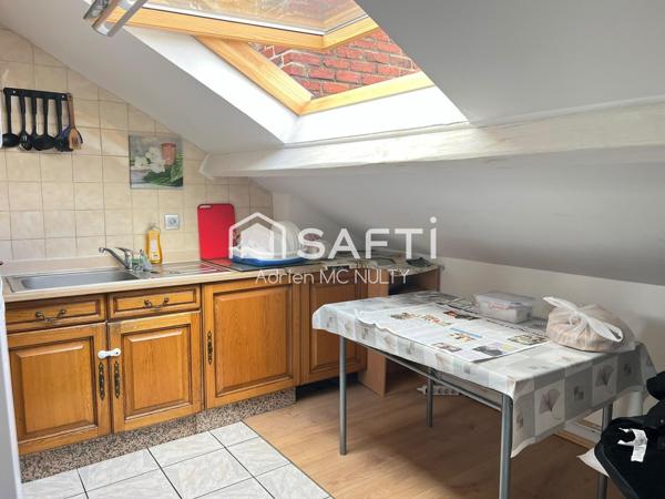 Studio 25m2 au sol et 12m2 carrez classé C au DPE