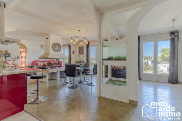 Maison de 117m²  avec piscine, atelier et double garage