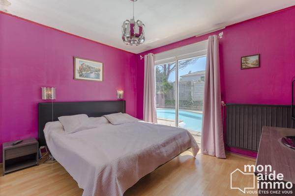 Maison de 117m²  avec piscine, atelier et double garage