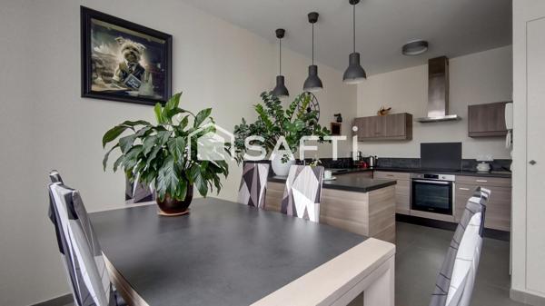 Maison 84m2, 3 pièces, 2 chambres, terrasse,jardin