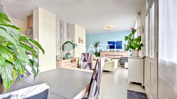 Maison 84m2, 3 pièces, 2 chambres, terrasse,jardin