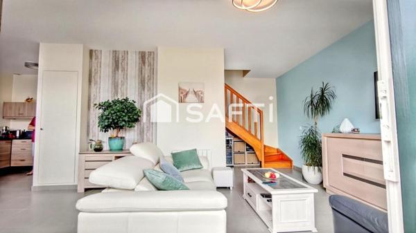 Maison 84m2, 3 pièces, 2 chambres, terrasse,jardin