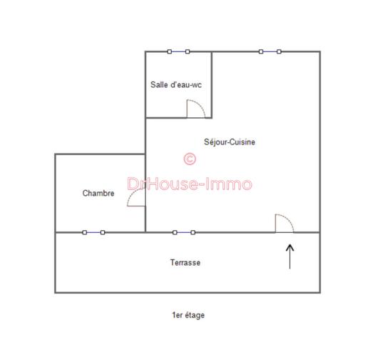 Appartement à vendre 2 pièces de 40 m²