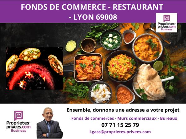 69008 LYON - RESTAURANT 30 COUVERTS