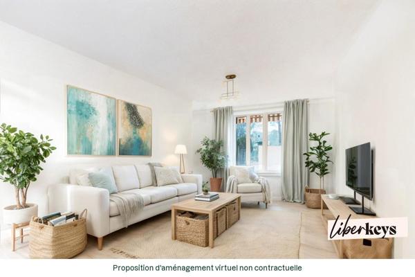 Appartement dans résidence sécurisée avec 3 chambres terrasse et jardin