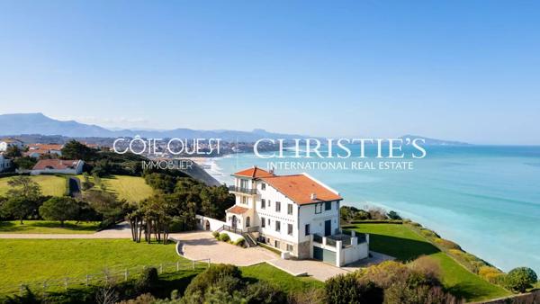 À vendre Bidart – Vaste propriété unique sur l’océan