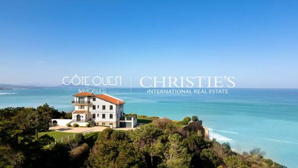 À vendre Bidart – Vaste propriété unique sur l’océan