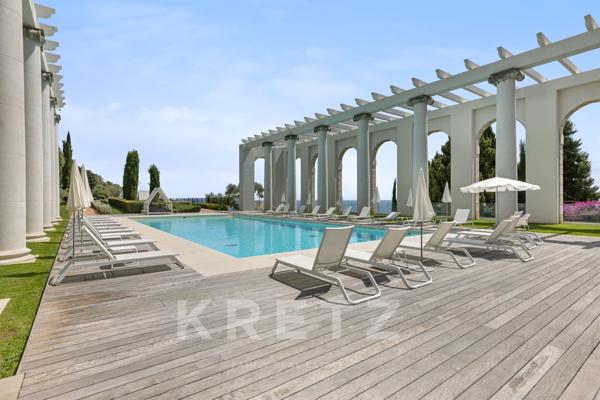 Appartement sur falaise avec vue mer