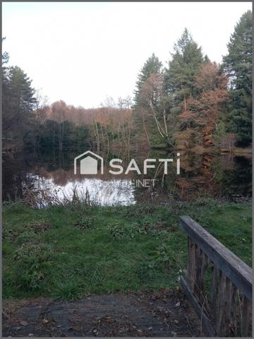 Etang avec maisonnette 19 m2 sur parcelle de 2 Hectares