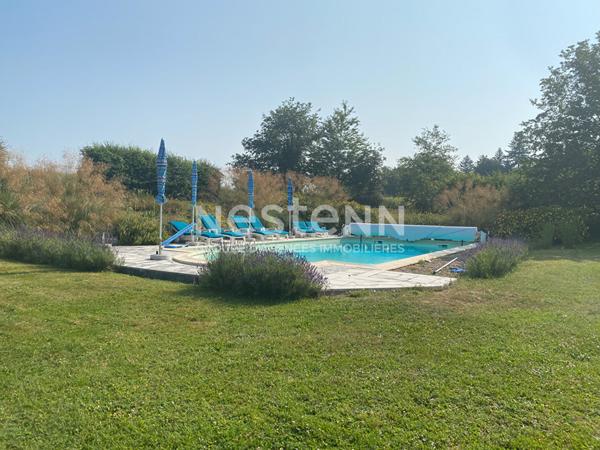 Maison ancienne ferme a vendre a Bussiere Badil avec piscine et vue degagee