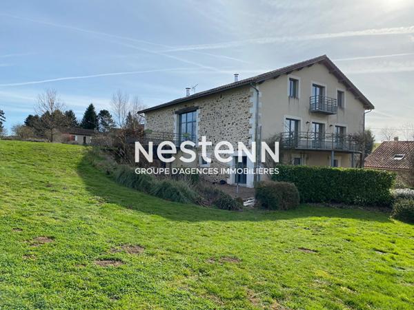 Maison ancienne ferme a vendre a Bussiere Badil avec piscine et vue degagee