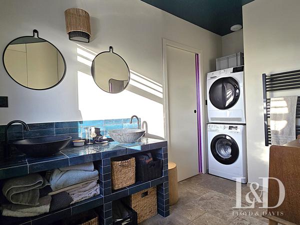 BOUSCAT CENTRE - Echoppe double rénovée avec 3 chambres (4ème possible) - jardin - piscine chauffée