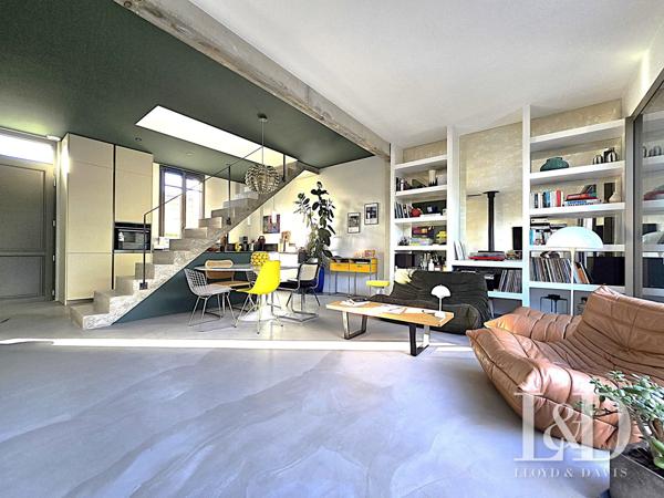 BOUSCAT CENTRE - Echoppe double rénovée avec 3 chambres (4ème possible) - jardin - piscine chauffée