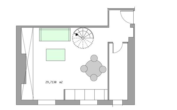 Appartement à vendre    2 pièces • 27,63 m2 Paris 18