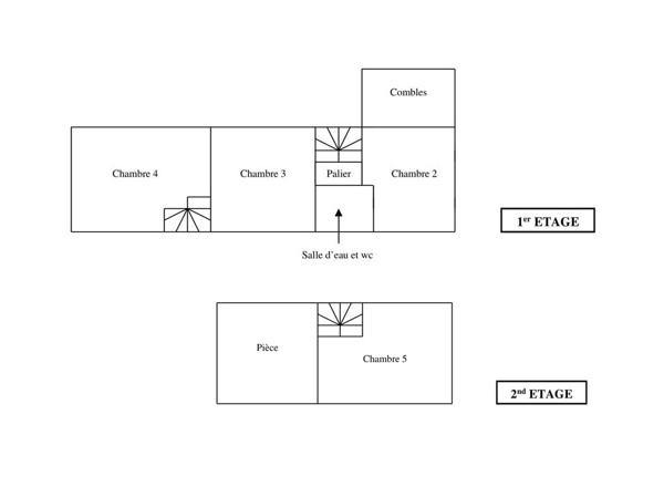 Goudelin (22290) Maison en pierre de caractère en centre-bourg – Jardin paysager et dépendances