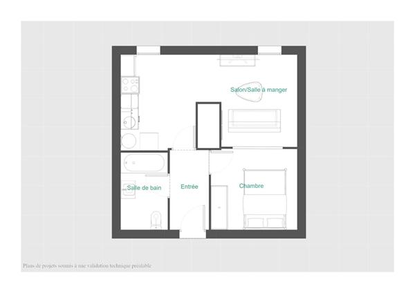 Achat appartement Saint-Nicolas-de-Port - 1 pièce(s) - 34 m² - 54 000 €