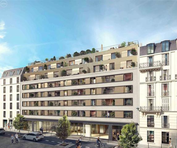 T5 duplex neuf à vendre PARIS 18e, surface 147,16 m² + balcons + terrasses 95 m2.