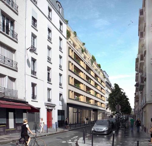 T5 duplex neuf à vendre PARIS 18e, surface 147,16 m² + balcons + terrasses 95 m2.