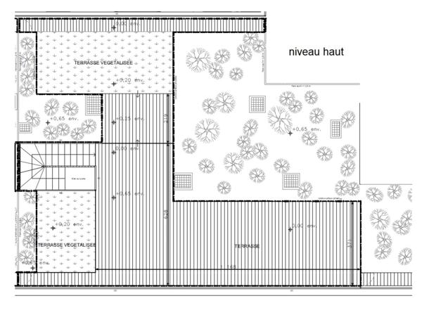 T5 duplex neuf à vendre PARIS 18e, surface 147,16 m² + balcons + terrasses 95 m2.