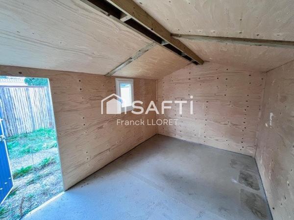 Maison recente 100m², 4 chambres, petit jardin.