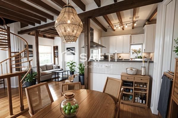 Maison de ville 6 pièces 4 chbres Surf.Utile 96m2