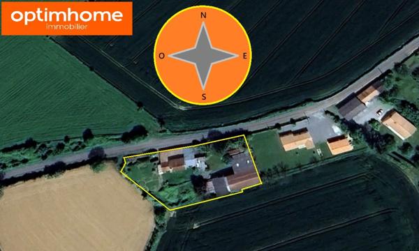 CHARMANTE MAISON DE CAMPAGNE, 110 m² HABITABLES, ANNEXES & DÉPENDANCES SUR 2100 m² ARBORÉS !!