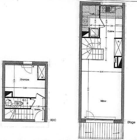 Appartement 2 pièces                                        - 44100 Nantes - Zola Réf : 12159