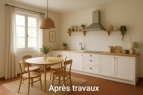 Maison sur terrain de 2500 m2