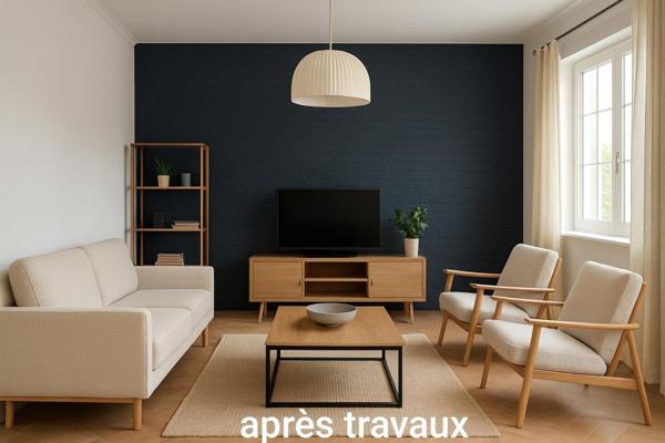 Maison sur terrain de 2500 m2