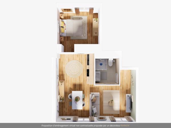 Maison de Maitre : T2 refait à neuf