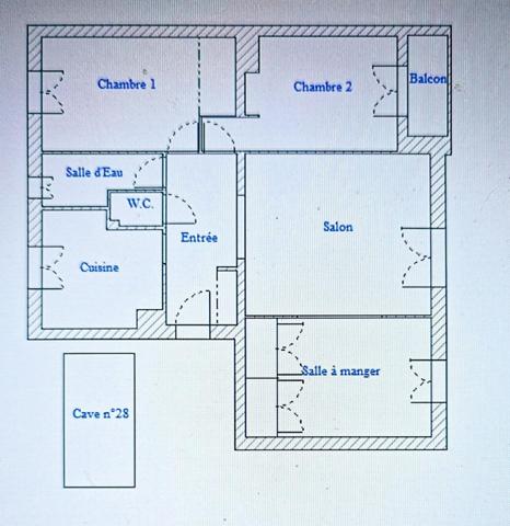 Appartement T3 Bis de 69 M2 ** au calme** Proche TRAM T4 -