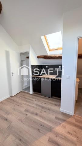 T1 sous les toits, charme absolu et poutres magnifiques