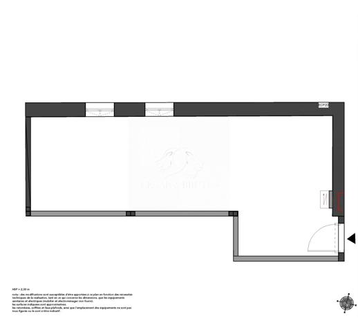 Duplex en plateau brut – 39 m2 – Tassin