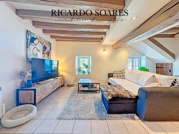 60700 PONTPOINT - DUPLEX DE CHARME / 65m2 / 1 CHAMBRE / ALLIANCE D'AUTHENTICITÉ ET DE CONFORT MODERNE