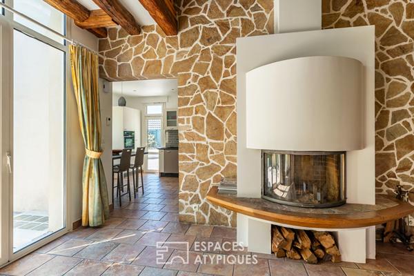 La Maison contemporaine aux volumes généreux à Yerres